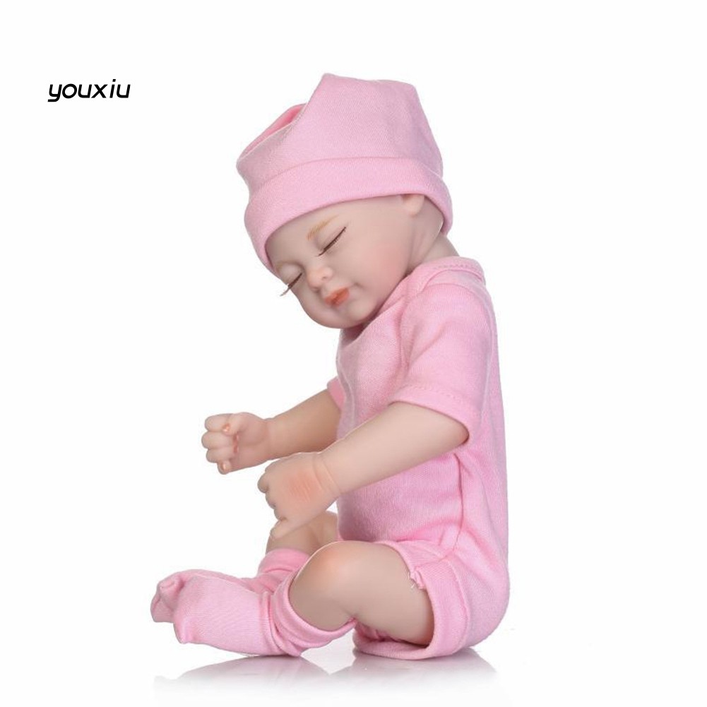 ▧❡ Búp Bê Em Bé Sơ Sinh Bằng Silicon Kích Thước 10 Inch