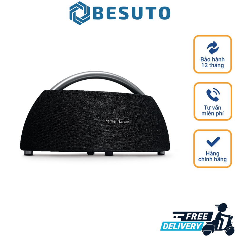 Harman Kardon Go+Play Mini 2, Portable Bluetooth Speaker, Black