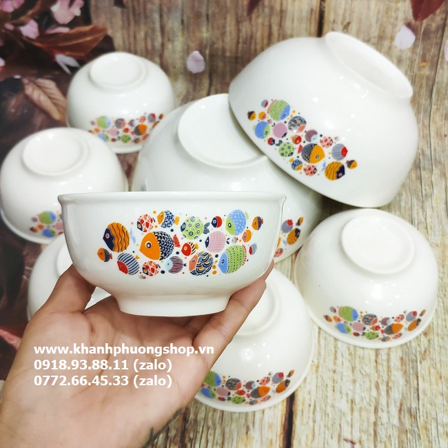 bộ tô chén sứ hình cá - bộ tô chén sứ đẹp