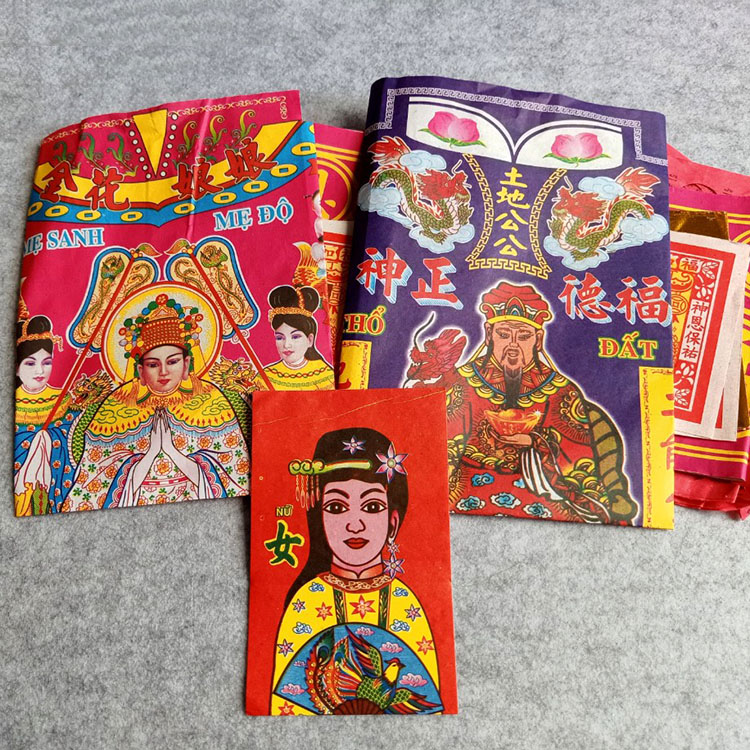 Bộ Giấy Cúng Đầy Tháng, Thôi nôi cho bé