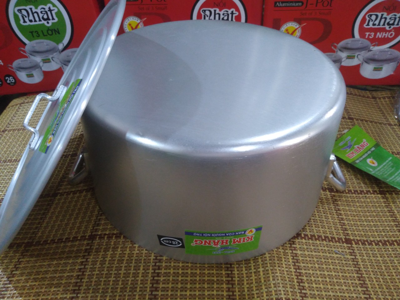 Nồi nhôm dày Kim Hằng 34cm