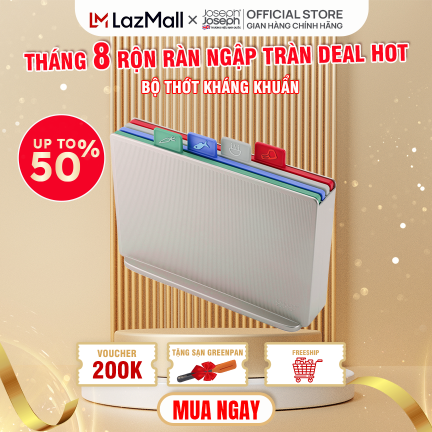 Bộ thớt joseph joseph xám lớn-601510