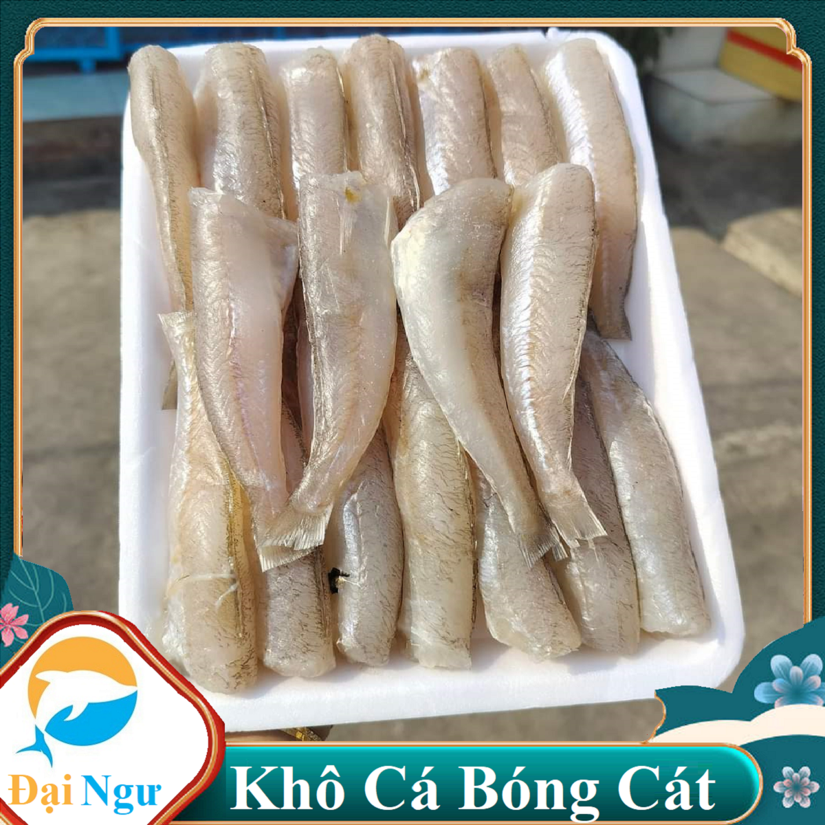 Khô cá bống biển, cá bóng dục 500gr khô cá bóng cát đặc sản đẹ nhất nàng khô