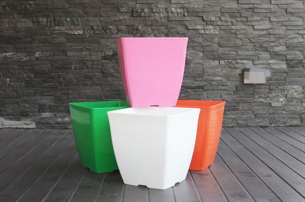Combo 10 chậu nhưa V20 (vuông cạnh 20cm)