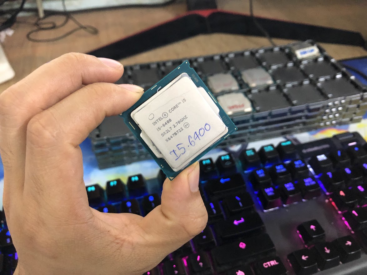 CPU i5 7500, i5 6400, i3 6100... socket 1151v1 hàng bóc máy
