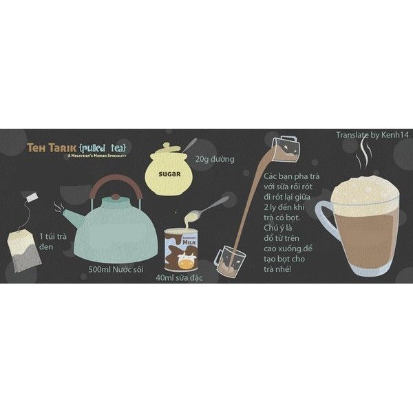 [HCM]Trà sữa Teh Tarik classic Malaysia