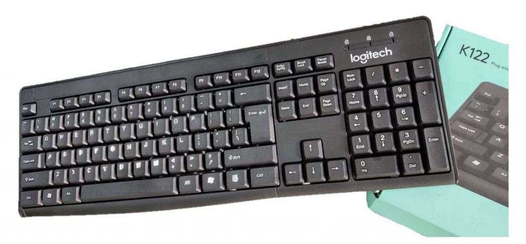 Bàn phím máy tính logi K122 - Bàn phím có dây cho vi tính ,laptop, Pc ,v..v - Bảo hành 12 tháng