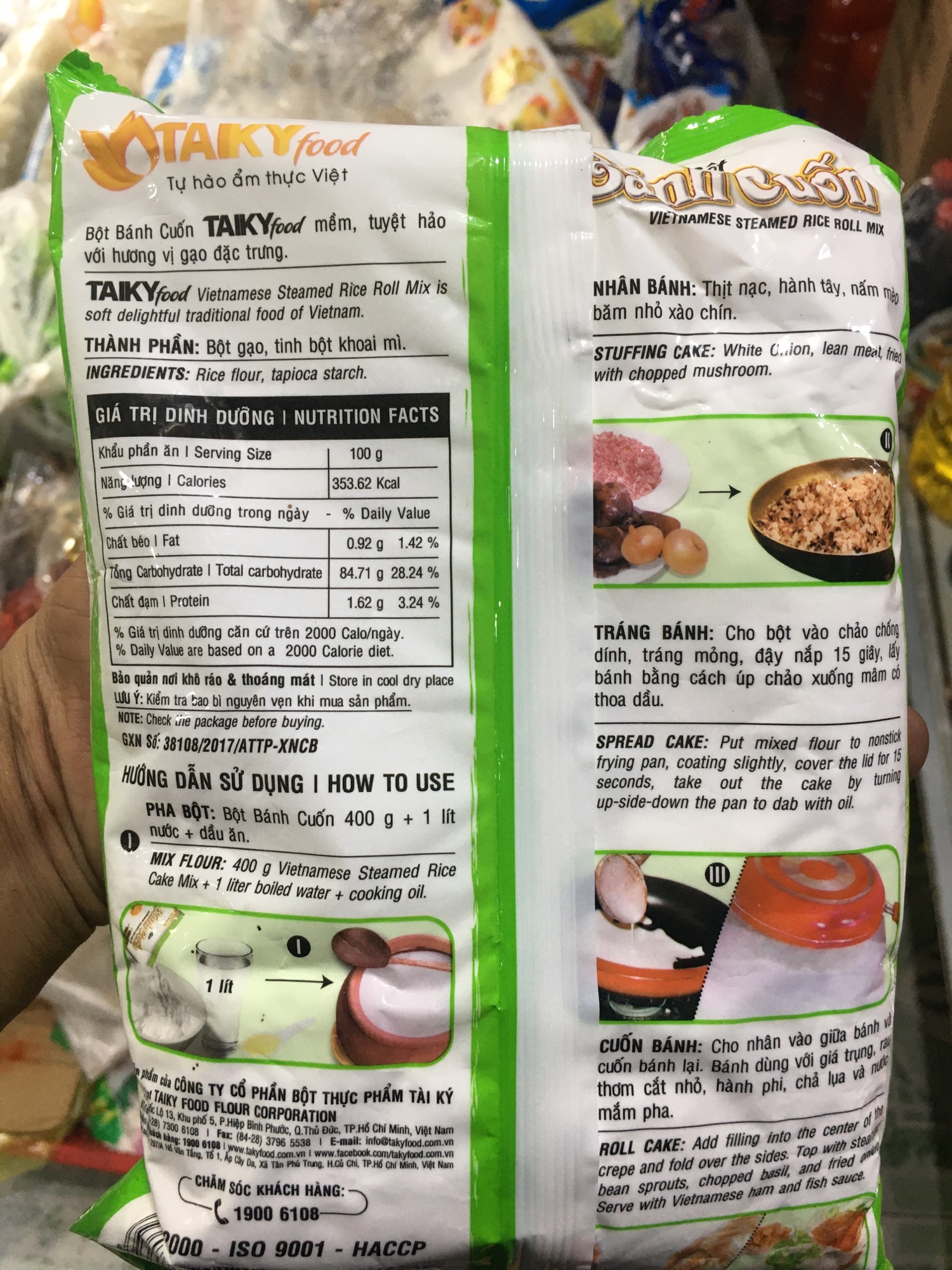 Bột bánh cuốn Tài Ký bịch 400g