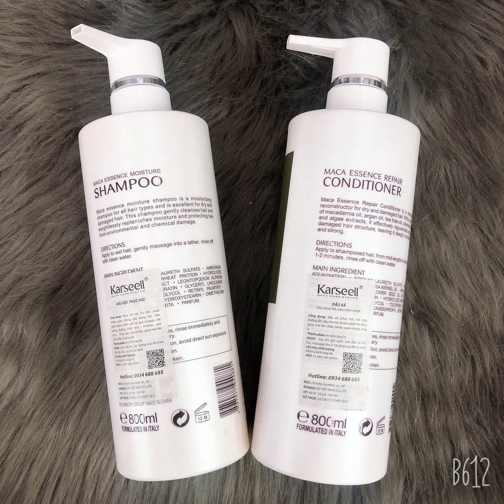Dầu Xả tóc Karseell Collagen Maca Siêu Mềm Mượt 800ML
