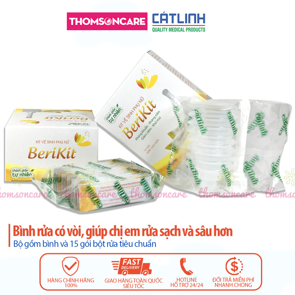 Vagiflux Bình rửa vệ sinh phụ nữ kèm chai thụt rửa dung dịch vệ sinh rửa phụ khoa sâu - Mẫu mới Hộp 10 ống dung dịch và 1 bình - Hoặc Bình rửa âm đạo Berikit kèm 15 gói muối, dung dịch vệ sinh phụ khoa rửa sâu