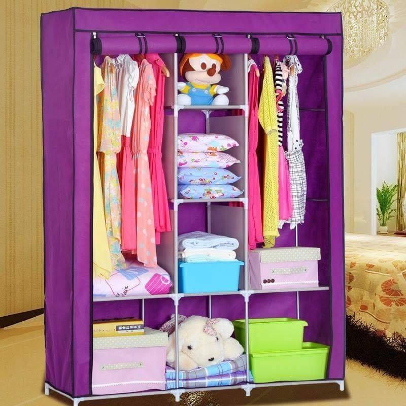 [HCM]tủ quần áo 8 ngăn - tủ vải