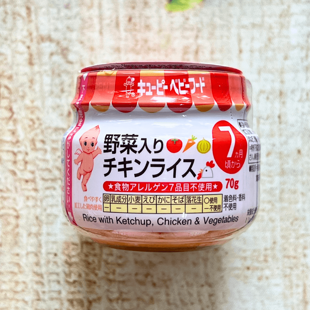 ĐỒ ĂN DẶM Kewpie dành cho bé (5 tháng đến 7+ tháng tuổi) 70G