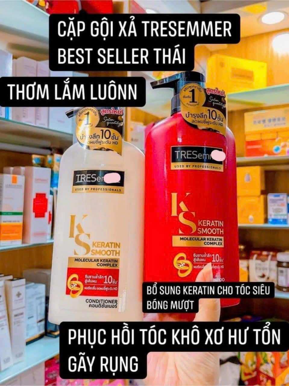 Cặp dầu gội xã TRESemmé thái lan 450ml - cuahnagthienduc