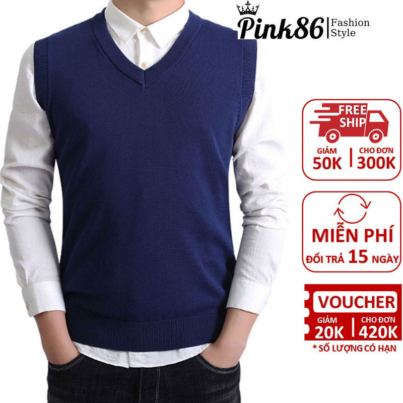 [Hình Thật] Áo gile len nam, áo gile nam  thời trang AN-296a