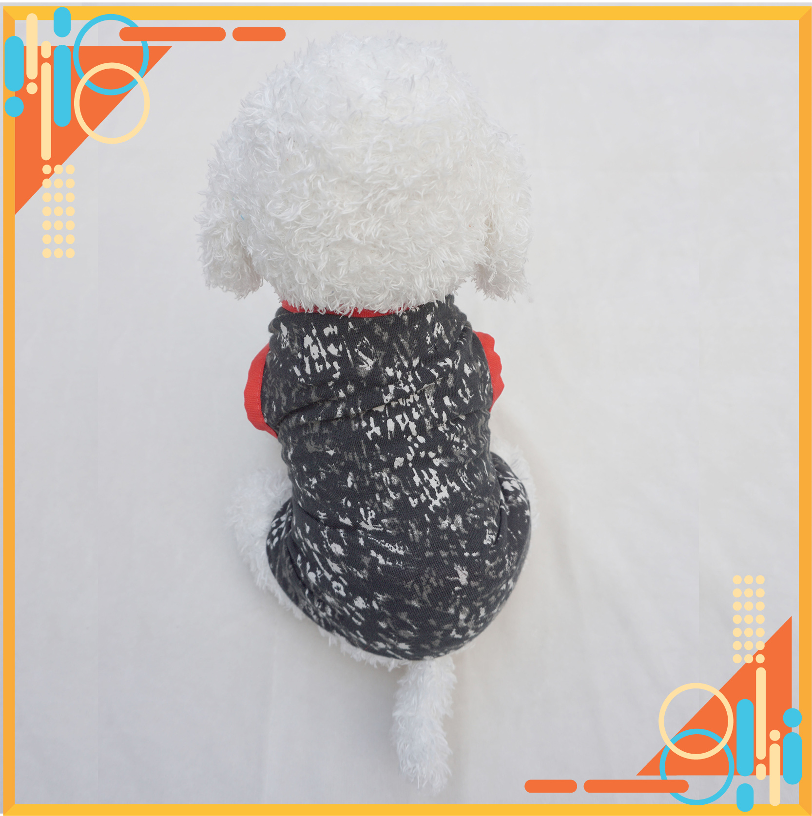 Áo cho Thú cưng, Áo 3 lỗ cotton Hình PD011
