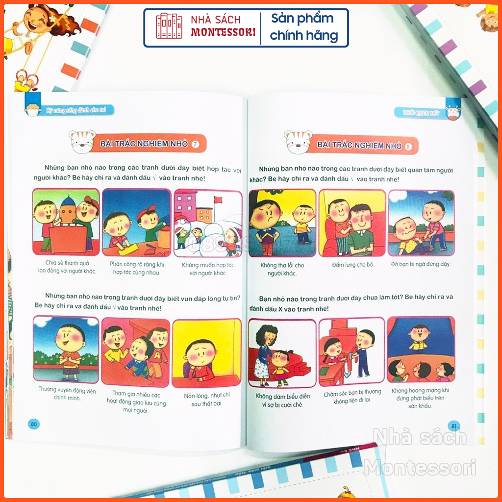 Combo 4 Quyển - Kỹ Năng Sống Dành Cho Trẻ