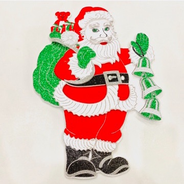 Hình dán cửa - dán kiếng bằng mouse xốp hình ông già noel - tuần lộc - cây thông phụ kiện trang trí noel - giáng sinh