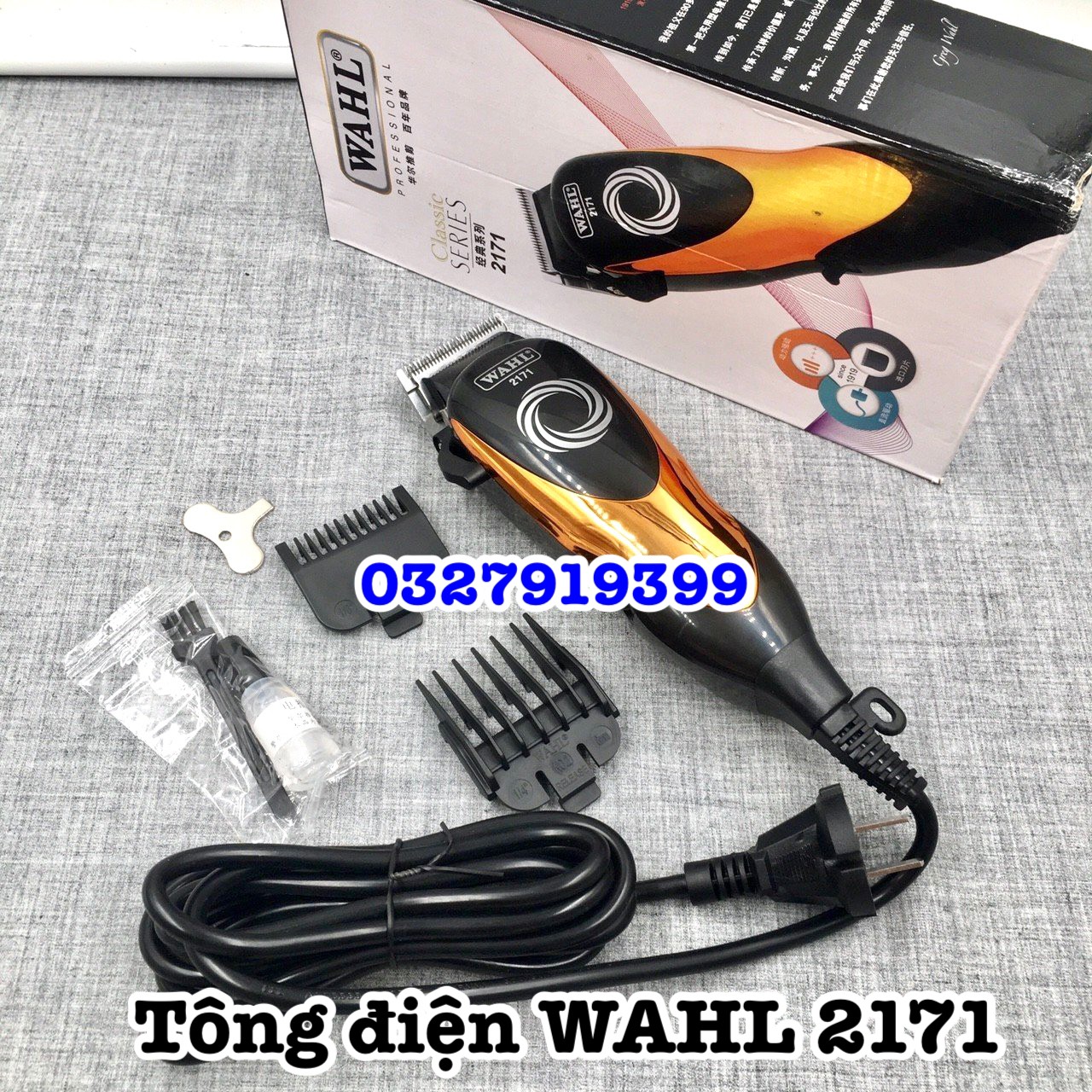 ✅ Tông đơ cắm điện trực tiếp WAHL 2171 công suất lớn
