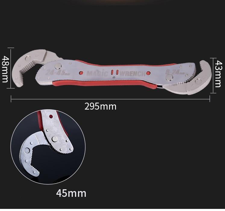 Cờ lê đa năng Magic Wrench  thay thế tất cả cờ lê, mỏ lết truyền thống để vặn các loại bù lông ốc vít khác nhau Hàn Quốc