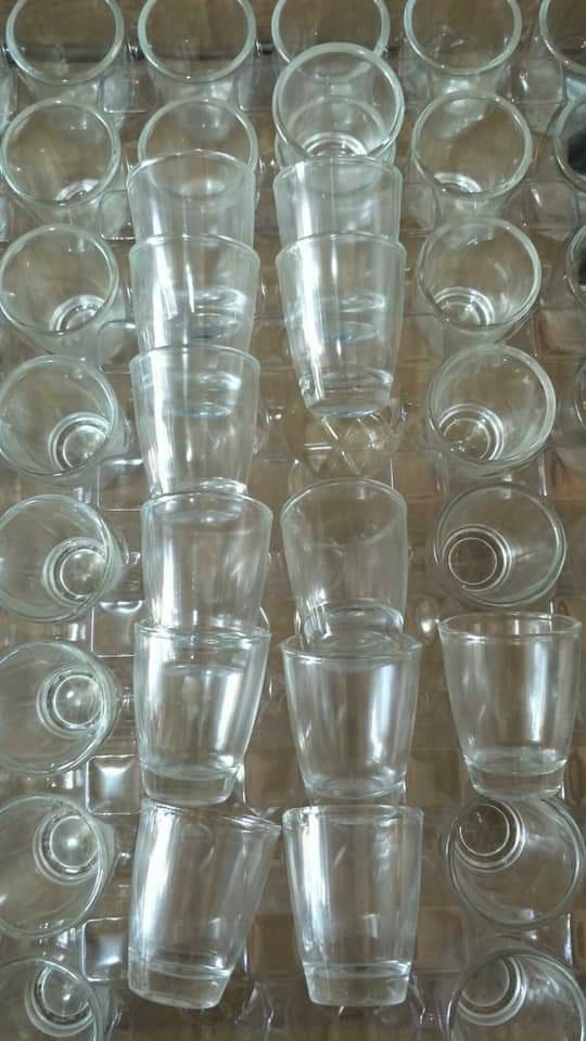Combo 12 ly thủy tinh mắt trâu - HV Store