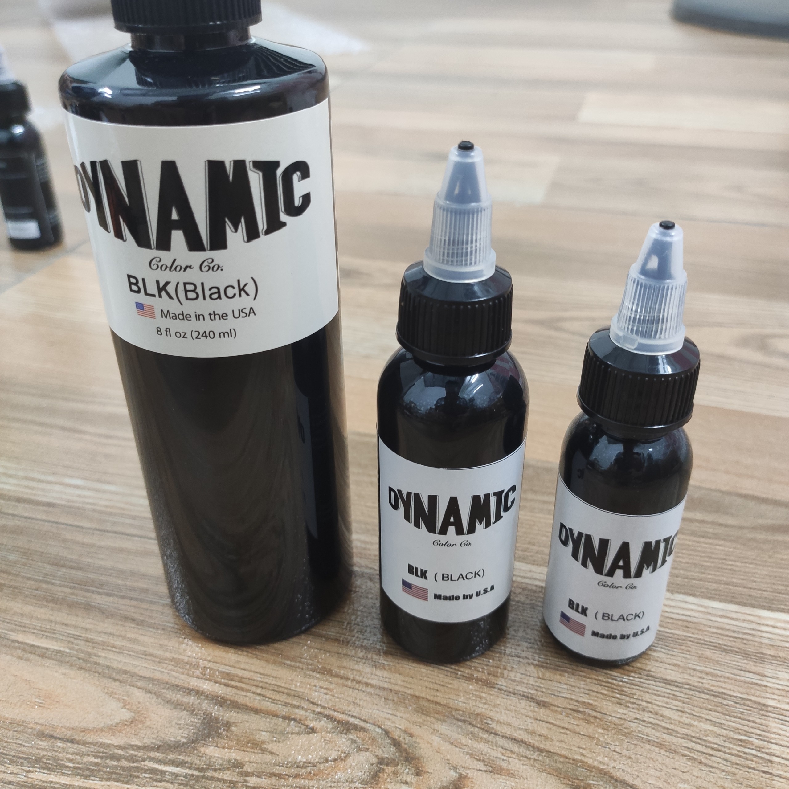 Mực Xăm Hình siêu đen Dynamic USA chai chiết