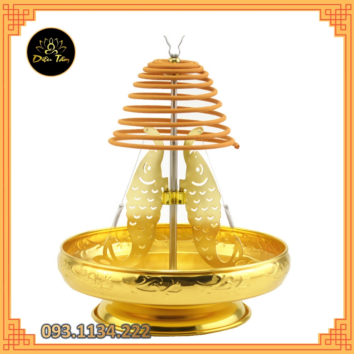 Cod ring incense burner incense burner