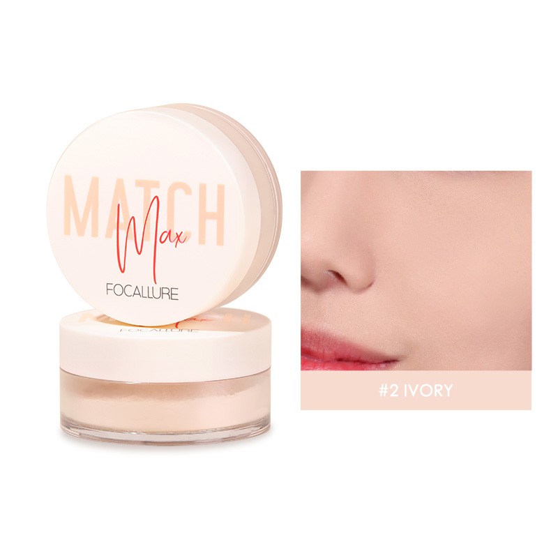 Phấn Phủ Bột Focallure Match Max Baking & Setting Matte Loose Powder 10g