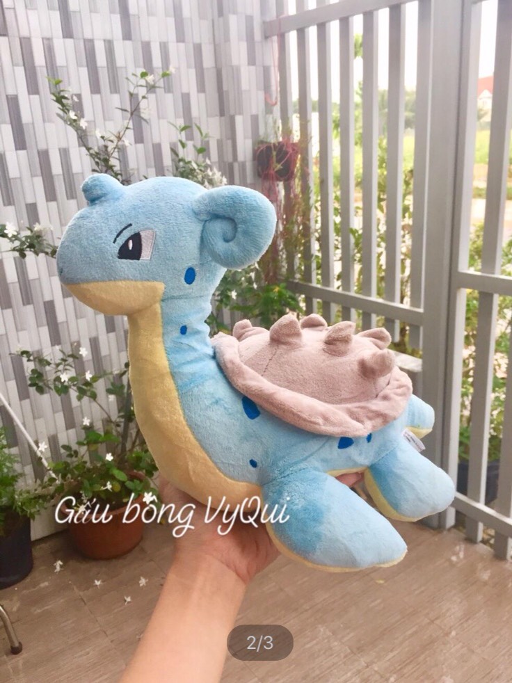[HCM]Gấu bông pokemon rồng Lapras dễ thương cho bé