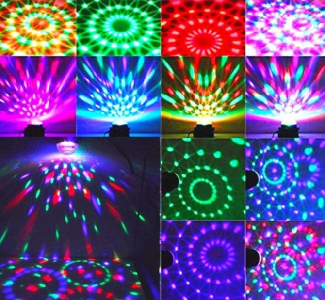 [FREESHIPPP] Đèn Led 7 màu xoay 360 độ