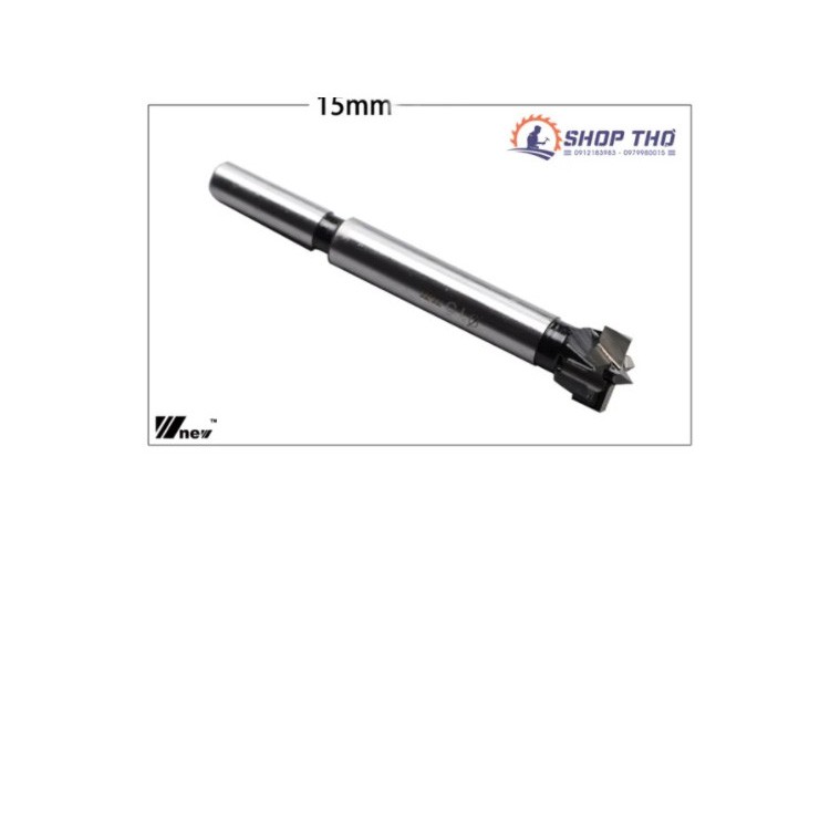 Mũi Khoan Ốc Cam Wnew D15 - Dạng Mũi Ngắn