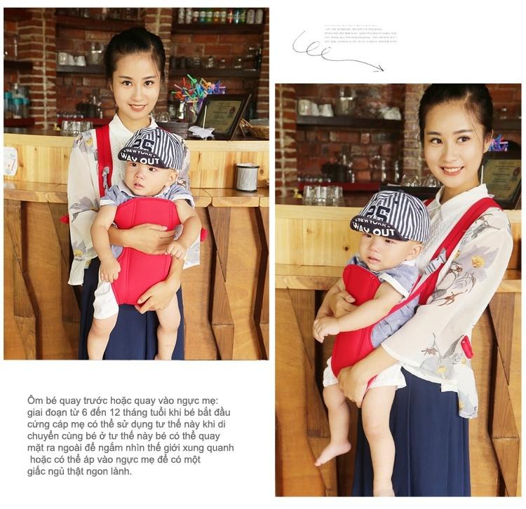 Địu trẻ em 4 tư thế