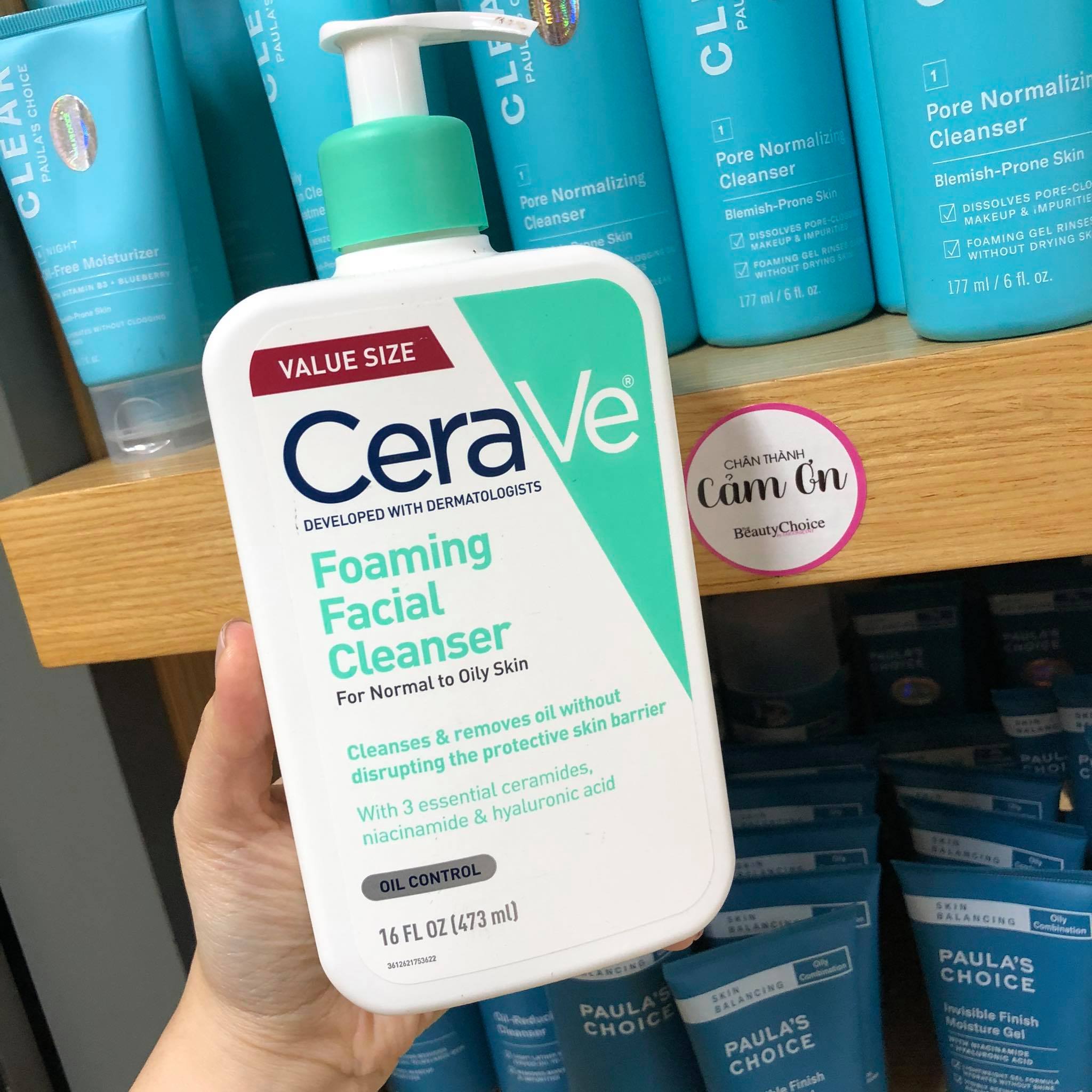 [HCM]Sữa rửa mặt CeraVe Foaming Facial Cleanser