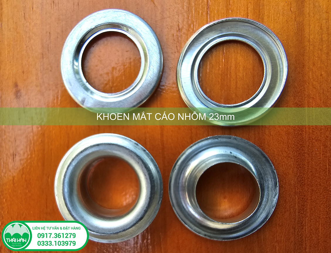 25 cặp Khoen mắt cáo nhôm 23mm