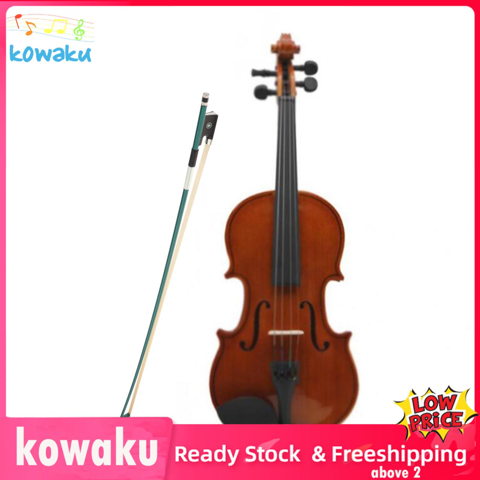 Kowaku Well Balance 4/4 Violin Bow Multicolor Bow Horse Hair 74cm for Adults Gifts