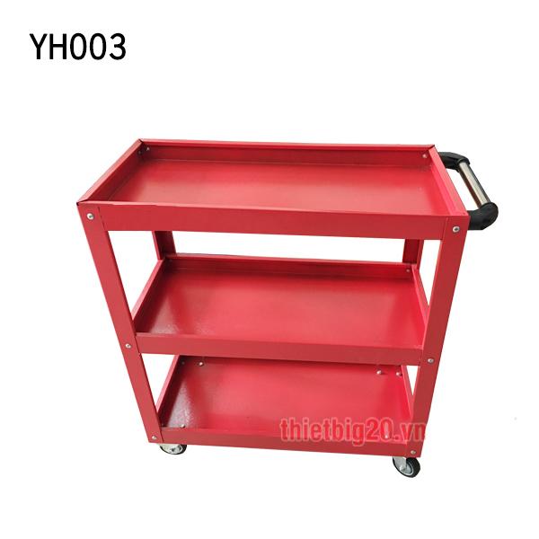 XE ĐẨY ĐỒ NGHỀ DỤNG CỤ 3 NGĂN, CÓ TAY CẦM YH-003