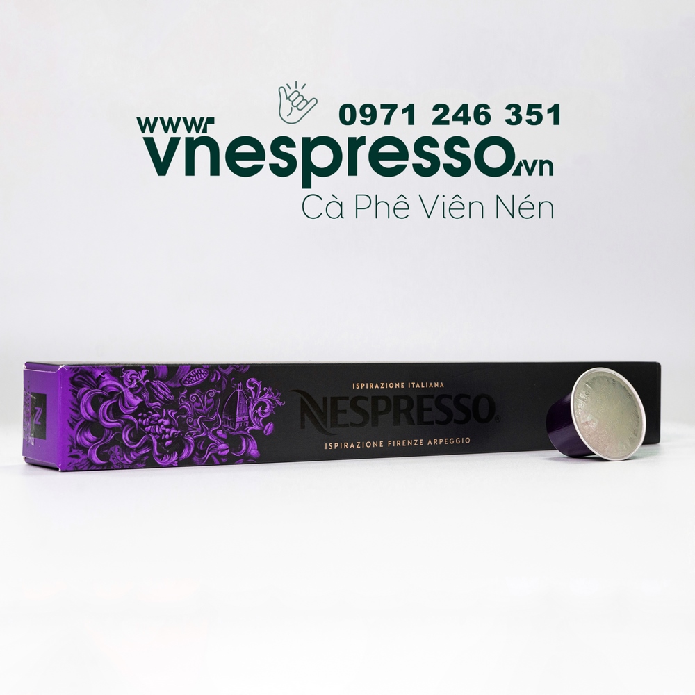 Viên nén cà phê Nespresso ARPEGGIO- Dòng "ĐẬM ĐÀ" INTENSO - hộp 10 viên