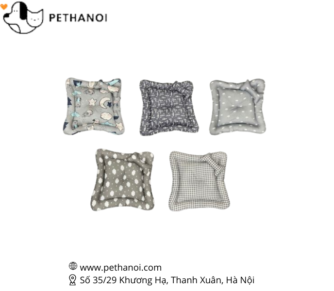 [Nhập RS0822 giảm 30k cho đơn 99k]Đệm chó mèo hapipet hình vuông size M