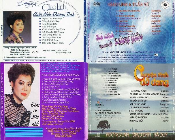 Bộ 4 Đĩa CD giao linh