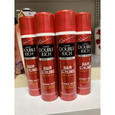 Keo Xịt Tóc Double Rich 150ml giữ nếp tóc cứng