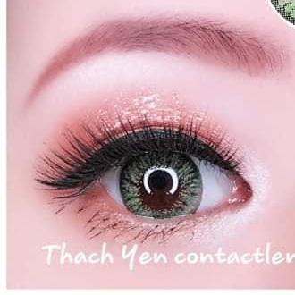lens xanh lá giản to sử dụng 1 năm tặng kèm khây đựng