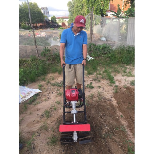 [Trả góp 0%]Máy xạc cỏ xới đất đẩy tay động cơ 2 thì