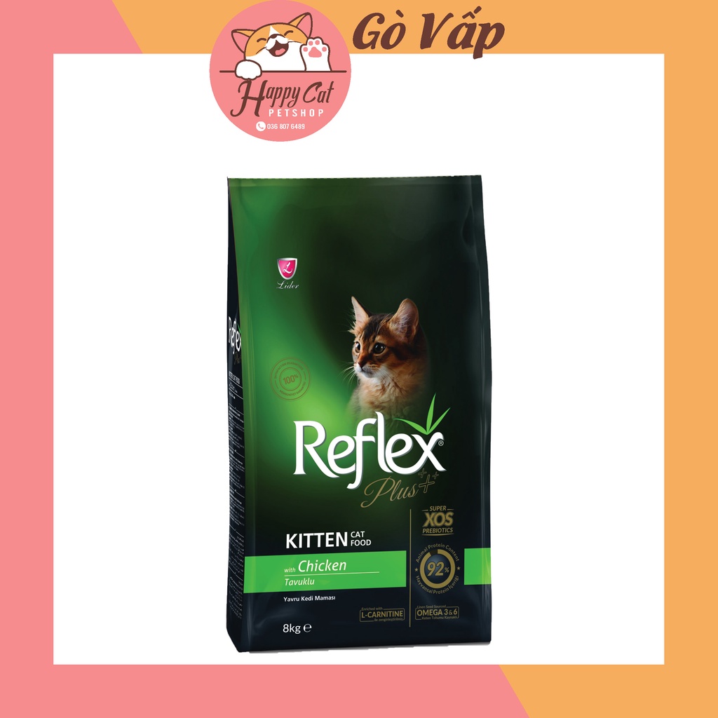 Hạt Reflex Plus cho mèo bao 8kg & 15kg - HAPPYCAT