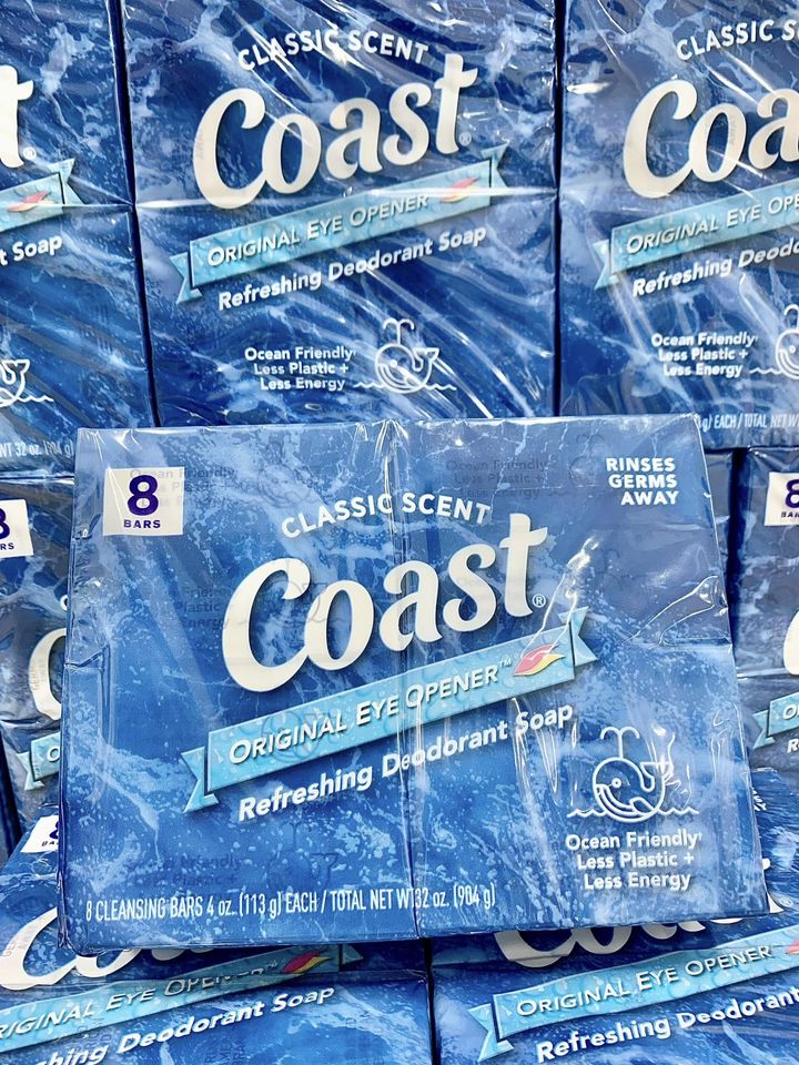 Bộ 8 cục xà phòng Coast 907g