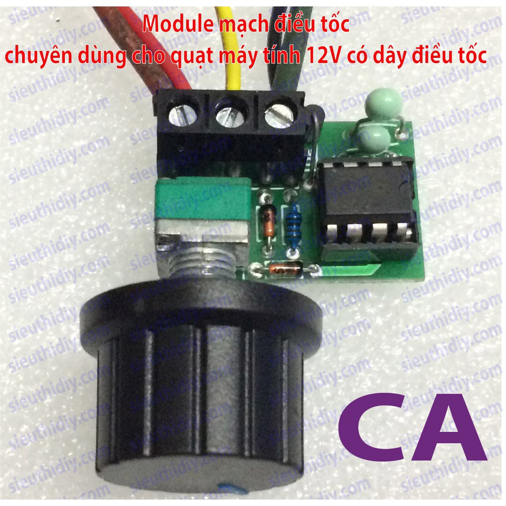 Module mạch điều tốc chuyên dùng cho quạt 12VDC máy tính, server
