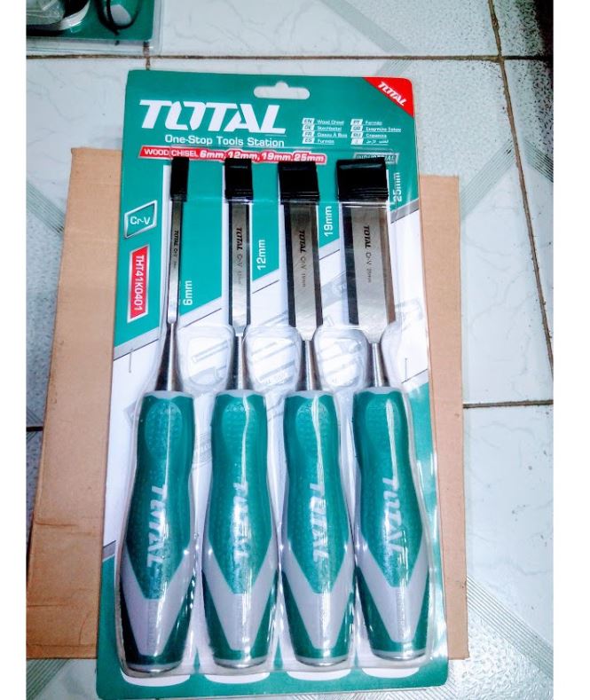 Bộ mũi đục gỗ 4 chi tiết total tht41k0401