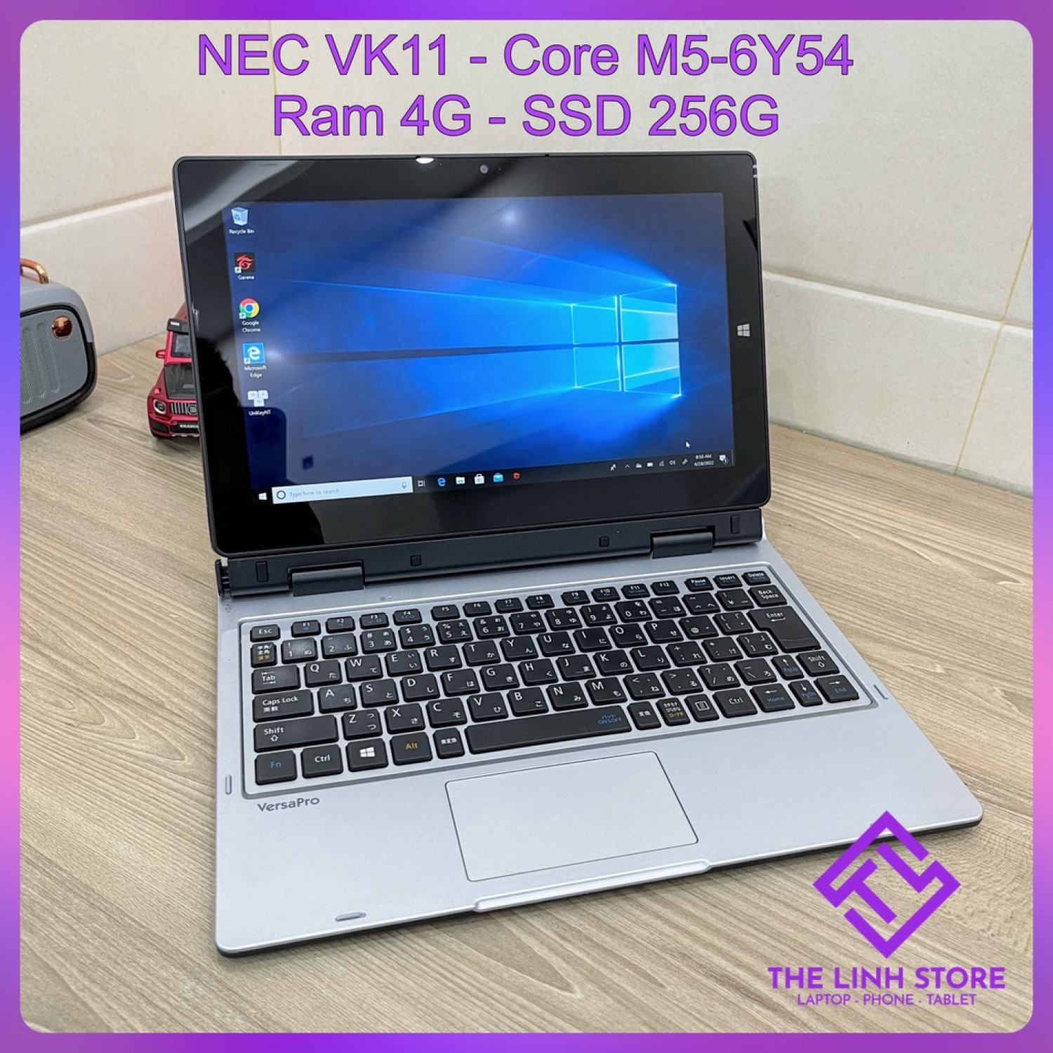 Laptop 2 trong 1 NEC VK11 màn 11.6 inch - Core M5 6Y54 ram 4G