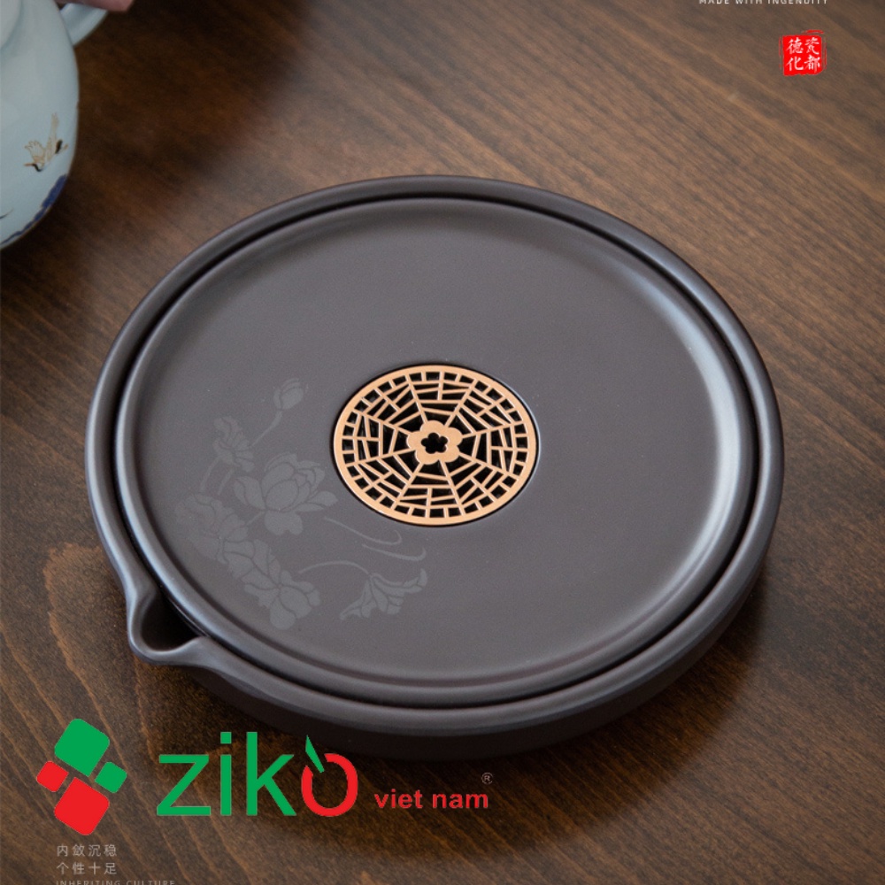 Thuyền Trà Dưỡng Ấm Tử Sa, Đế kê lót ấm chén Bakelite (phíp)
