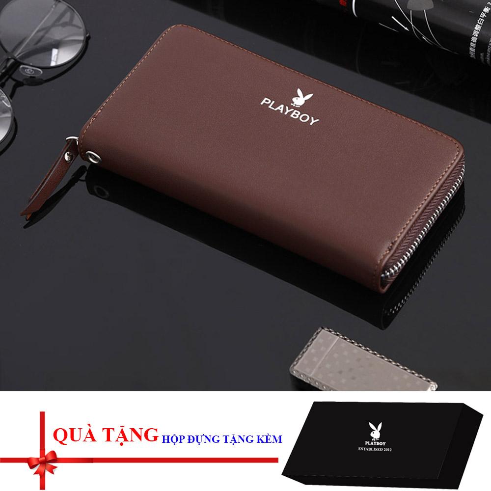 Ví / bóp da nam cao cấp, có hộp đựng (loại ví dài)