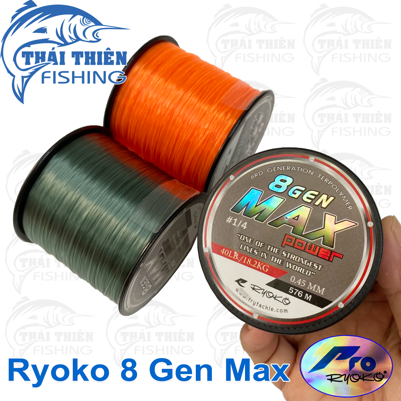 [Pro] Ryoko Thailand Fishing Rod New Generation 8 Gen Max Pro