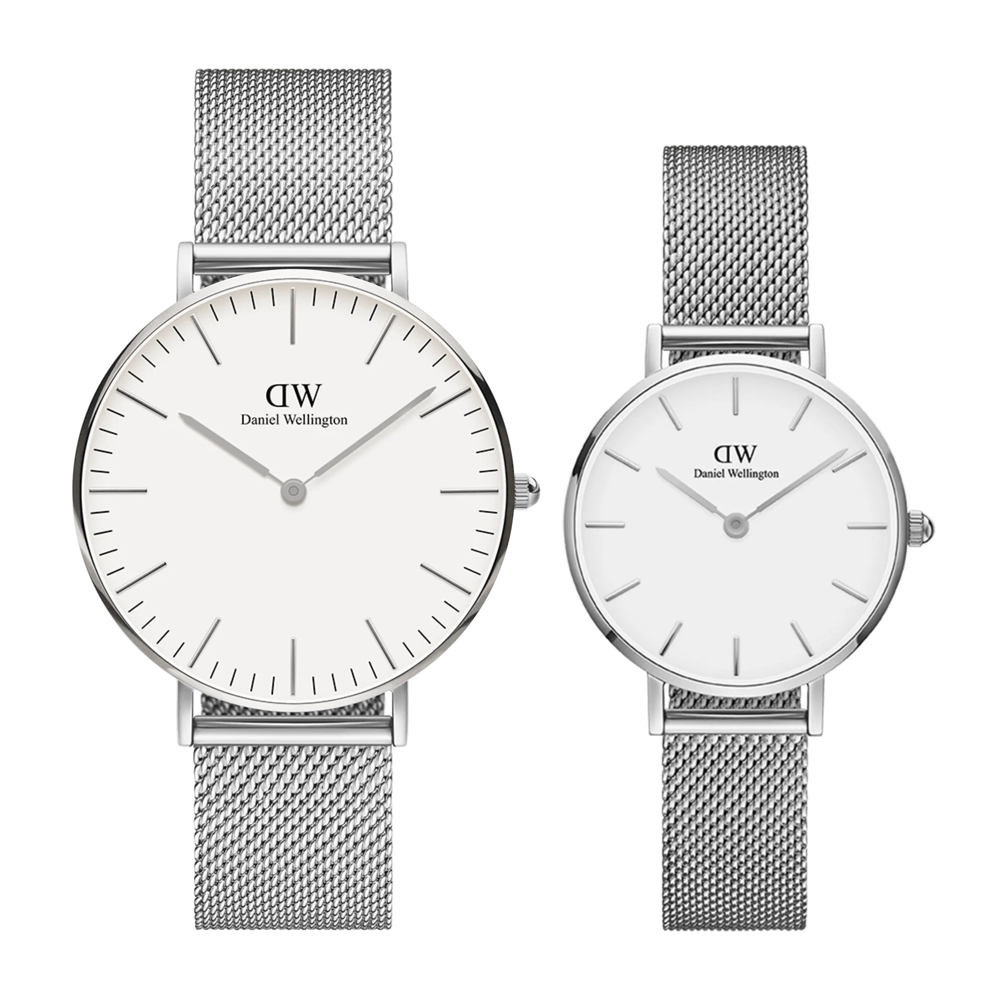 Đồng hồ đôi DW Petite Fullbox Kính Sapphire
